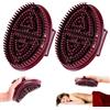 Pyralidsg 2 Pezzi Spazzola Massaggio, Multifunzionale Spazzola per Massaggio, Professional Meridian Brush, Allevia La Stanchezza, Pennello Meridiano per Vita, Addome, Testa, Leg