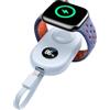 JOYROOM 2500 mAh Power Bank per Apple Watch con USB C Cavo, [Display LED] Caricatore Apple Watch Portatile compatibile con Apple Watch 11/10/9/8/7/6/SE/5/4/3/2/1/Nike/Ultra/Ultra 2 (Blu)