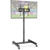 FORGING MOUNT Supporto TV da Pavimento, FORGING MOUNT Porta TV con Ruote per Schermi Plasma/LCD/LED 23-60 Pollici, Carrello Staffa Porta Mobile Supporto TV Fino a 40kg, Max VESA 400 x 400mm