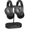 YUEHISY Doppie Cuffie Wireless per Guardare la TV, Bluetooth 5.4, 2,4 GHz per un Suono Nitido, vestibilità Comoda, Controllo del Volume Indipendente, per Anziani