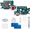 Extkry Connettore di Ricarica per Samsung Galaxy S22 Kit Riparazione | Porta di ricarica flat ricarica porta caricabatterie charging port microfono con kit di riparazione.