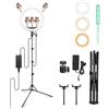 Godox LR150 - Kit di luci ad anello LED 18 pollici 38W bicolore 3000K-6000K per selfie ad anello Diammable CRI 90+