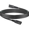 KC CABLE Cavo di prolunga da C7 a C8, 1,8 m, Figura 8, IEC320, C7 a C8, cavo di alimentazione maschio a femmina, cavo di alimentazione per TV, PS5, Xbox, ecc