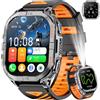 Joautrial GPS Smartwatch Uomo, 2,13 AMOLED Militare Orologio con LED Torcia, Bussola,100+ Modalità Sportive, Monitoraggio della Salute, Chiamate Bluetooth per Android iOS