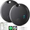 FUYAOSC Air Tracker Android, 2 Pcs Smart Tag Sistema Doppio Ricerca Chiavi Finder Compatibile con Dispositivi iOS Find My/Google Find Hub, Bluetooth Key Tracker Smart Tracker per chiavi, Bagagli (2 pezzi)