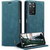 WJXEXRS Cover per Xiaomi Redmi Note 11 4G / Note 11S / Note 12S 4G, Custodia in Pelle Premium, Supporto Slot per Schede, Portafoglio Kickstand Flip Wallet Magnetica Custodie Porta Carte, Blu-verde