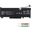 KXRSII 53.5Wh BTY-M492 Laptop Batteria per MSI Katana GF66 11UD 12UG 12UX GF76 11UE 12UD WF66 WF76 11UI 11UJ Crosshair 15 17 A11UCK A11UDK A11UEK Sword 15 A11U A11UD A11UE Pulse GL66 GL76 7506