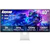 Kuycon P40K Monitor ultrawide 40 pollici 5K Minimalist con supporto