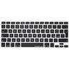 MiNGFi Copritastiera Silicone italiano per MacBook Pro 13 A1278 A1425 A1502 (2008-2017), Air 13 A1369 A1466 (2010-2017), Pro 15 A1398 A1286 (2008-2015), Pro 17 A1297 (2011) EU/ISO - Nero