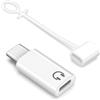 HAUXGOGO Adattatore Audio da USB C a Lightning, Convertitore HiFi per Cuffie da USB C Maschio a Lightning Femmina, compatibile con iPhone/iPad Pro/Air/MacBook
