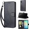 SIENIANLINE Cover per Samsung Galaxy A06 / A07 PU Pelle Custodia Flip Cubo - Nero