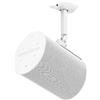notiela Supporto per altoparlante in metallo per Sonos Era 100 - Supporto regolabile per Sonos Era 100 supporto da parete per altoparlante a soffitto o a parete, bianco