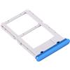 Generico Ricambio compatibile con Xiaomi Redmi K20 / K20 Pro/Mi 9T / Mi 9T Pro Try tray Vassoio alloggio porta scheda Dual SIM Card NANO Sim 1 + SLOT SIM 2 slitta lettore CARD READER (Blu)
