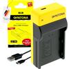 PATONA Slim Caricabatterie fotocamera USB-C per EN-EL3 EN-EL3a EN-EL3e | Mini caricabatterie da viaggio (34g) per D50, D70, D80, D90, D100, D200, D300, D700, compatibile con OM BLM1, Pentax D-Li50