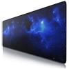 TITANWOLF - Grande Tappetino Mouse da Gioco - XXXL Oversize Mousepad - Dimensione 1200x400mm - XXL Formato Oversize da scrivania e Tavolo - per Mouse e Tastiera - Mod. Stars1