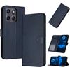 PanXCase Cover Libro per Motorola Edge 70 Pro | Custodia Wallet in Pelle PU, Funzione Supporto, 3 Scomparti Portacarte, Chiusura Magnetica, Case Antiurto, Dark Blue