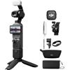 DJI Osmo Pocket 4 Combo Creator, fotocamera stabilizzata tascabile per vlog, CMOS da 1″ e 4K/240fps, 107 GB di memoria integrata, Trasmettitore Mic 3 (Supporto Tracolla+ Spina di ricarica)