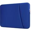 HEDUGO Custodia a Manica per Laptop con Tasca per Accessori Compatibile con MacBook Air/Pro da 13 a 14 Pollici Custodia Imbottita Protettiva Antiurto per Computer Pc Portatile da 13"a 14",Blu