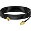 Bingfu Cavo Prolunga Antenna WiFi RP-SMA Maschio a Femmina RG174 2 m