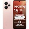 realme 15 5G Smartphone 12+256GB, Rosa, Display AMOLED 6,77 pollici 144Hz, Batteria 6500mAh, Ricarica Ultra Rapida 45W, Fotocamera AI 50MP, Processore Dimensity 7300+ 5G, Certificazione IP69