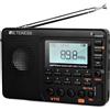 Retekess V115 Radio Portatile, Radio FM(Nero)