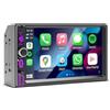 BLRMIMG Autoradio 2 DIN con CarPlay & Android Auto Senza Fili - Schermo Touch 7 Pollici Capacitivo, Bluetooth Stereo 5.0, Mirror Link, Radio FM/AM/RDS/EQ, Microfono Duale, USB Type-C, Telecamera Posteriore