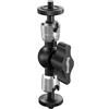 SMALLRIG Mini Braccio Magico da 4,3, Braccio Magico per Monitor e luci LED, Testa a Sfera con Regolazione a 360°, Carico Statico di 3 kg, Alluminio con Rondella di Sicurezza Antigraffio - 6509