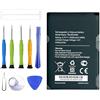 ERYNK TBL55A2000 - Batteria di ricambio WiFi compatibile con router modem hotspot (1900 mAh, 3,7 V, ai polimeri di litio) con kit di attrezzi
