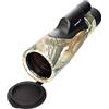 Levenhuk Camo Pine 10x56 Monocolo da Caccia, Impermeabile IP67 | Riempito di Azoto, Potente con Reticolo e Scala Telemetrica, Design Mimetico per Caccia, Birdwatching, Natura e Campeggio