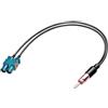 Bingfu Cavo Adattatore Antenna Autoradio Double Fakra Z Maschio a DIN Spina | Cavo Prolunga Coassiale 30 cm, per Radio Auto Aftermarket