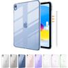 ProCase Custodia Trasparente per iPad A16 11 Generazione 11 Pollici 2025 Rilascio iPad 10 Generazione 10,9 Pollici 2022 Rilascio, Copertura Posteriore Trasparente Sottile Leggera -Marina Libera