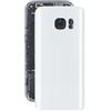 Audiosystem Scocca Vetro Copri Batteria Posteriore per Samsung Galaxy S7 SM-G930 G930F, Ricambio Sostituzione Back con Biadesivo compreso, Bianco White