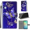 SIENIANLINE Cover per Samsung Galaxy A18 / A26 / A17 5G custodia portafoglio Farfalla | Chiusura magnetica, Scomparti carte, Funzione supporto, Pelle PU flip cover per Samsung A26 / A17
