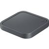 Samsung Wireless Charger Single 15W Fast Charging 2.0, Grigio Scuro