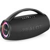 ZEALOT Cassa Bluetooth,80W Altoparlante Bluetooth con Bassi di Aumento,Impermeabile IPX6,Luce LED,Bluetooth 5.2,Cassa Bluetooth per Campeggio,Spiaggia,Regal