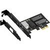 XikeStor Scheda di rete 2,5 Gb PCIe con chip I226-V, adattatore di rete 2,5GBase-T NIC, porta LAN RJ45 Ethernet Gigabit 100/1000/2500 Mbit/s, PCIe 3.1 X1