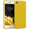 kwmobile Custodia Compatibile con Apple iPhone SE (2020/2022) / 8/7 Cover - Back Case per Smartphone in Silicone TPU - Protezione Gommata - giallo radiante