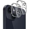 Lutree per iPhone 14/ iPhone 14 Plus Vetro Temperato Pellicola Fotocamera, 2 Pezzi Durezza 9H HD Lente Protettiva, Anti-Graffio Senza Bolle Fotocamera Protezione -Transparent