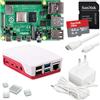 smart-home-komponente Raspberry Pi 4 4GB Starter Set | Scheda SD Ultra 64GB | Alimentatore USB-C 15W | Alloggiamento | Cavo Micro HDMI 4K | Set Dissipatore di Calore | Ideale per Smart Home, Retro Gaming & Home Assistant