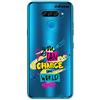 dakanna Custodia Compatibili con [LG K50] Sfondo Trasparente con Disegni [Frase Motivazione: You Can Change The World] in Morbida Silicone TPU Flessibile, Shell Case Cover in Gel per Smartphone