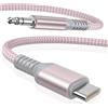 Elebase per iPhone 17 Cavo USB C Aux 1.2M, Adattatore Audio Tipo C a Jack | USB C a 3.5mm per Auto Cuffia iPhone 15 16 Pro Max iPad Samsung Galaxy S22 S23 S24 S25 A54 A55 A56 Z Fold Flip Google Pixel