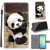 SIENIANLINE Cover per Samsung Galaxy A06 / A07 PU Pelle Custodia Flip Panda