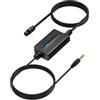 AUTOUTLET Convertitore Audio Digitale Analogico da SPDIF a 3,5 mm Convertitore DAC a 192 kHz AUX Adattatore Audio Ottico Toslink con 1m Cavo 3,5mm e Cavo Ottico