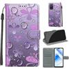SIENIANLINE Cover per Oppo A56 / A55 5G custodia portafoglio Gocciolina | Chiusura magnetica, Scomparti carte, Funzione supporto, Pelle PU flip cover per Oppo A16 4G
