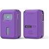 SIKAI CASE Custodia in silicone per Anker Nano Power Bank 10,000 mAh(45W),Silicone morbido e spesso 2 mm,Aperture precise, non influisce sulla ricarica,Anti-caduta e anti-graffio,facile da trasportare (Viola)