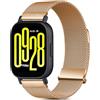 CHANRASI Metallo Cinturino 22mm Compatibile con Cinturini Xiaomi Redmi Watch 5 Active/5 Lite Donna,Cinturino Doppie Magnetiche per Redmi Watch 5 Active/5 Lite Oro rosa