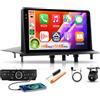 Hodozzy 【4+64G】Hodozzy Carplay Autoradio per Renault Megane 3 2009-2014, 9 Pollici Schermo In-Cell Stereo Auto Bluetooth 5.0 con Android Auto/EQ/GPS/Wifi/RDS/USB/SWC/DSP+Telecamera Retromarcia