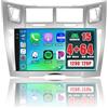 Roinvou 4G+64G Android 15 Schermo Autoradio per Toyota Yaris/Vizi 2005-2011 CarPlay Android Auto Roinvou, 9 Pollici Incell Touchscreen Stereo Auto GPS Bluetooth EQ WIFI RDS FM SWC Telecamera