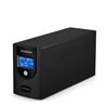 TECNONEW TN-800VA UPS per Computer 800VA 360Watt, Gruppo di Continuità per PC, Tecnologia Line Interactive, AVR, 2 Uscite Schuko, Display LCD