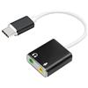 Cyiamku Scheda audio esterna USB C a jack da 3,5 mm con microfono e uscita audio stereo, adattatore audio USB C plug & play in lega di alluminio, convertitore audio ad alta fedeltà per PC portatili, Mac